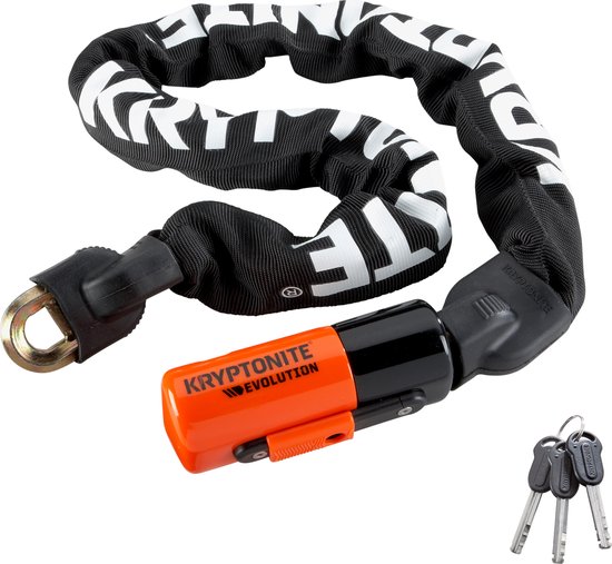 Kryptonite Evolution – ART-3 Kettingslot Fiets - E-Bike - Scooter - Motor - 90 cm lang - Zwart van Kryptonite