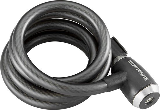 Kryptonite Kabelslot Kryptoflex 180 Cm Staal Zwart van Kryptonite