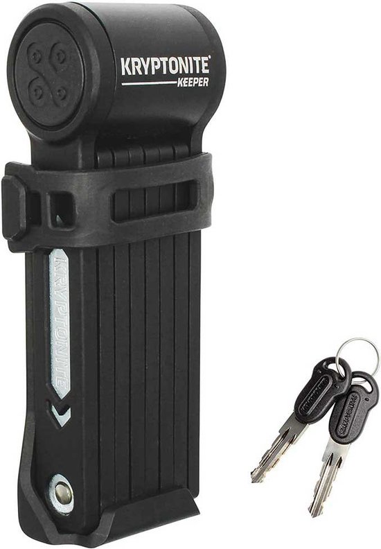 Kryptonite Keeper Vouwslot - Vouwslot fiets - 80 cm lang - Zwart van Kryptonite