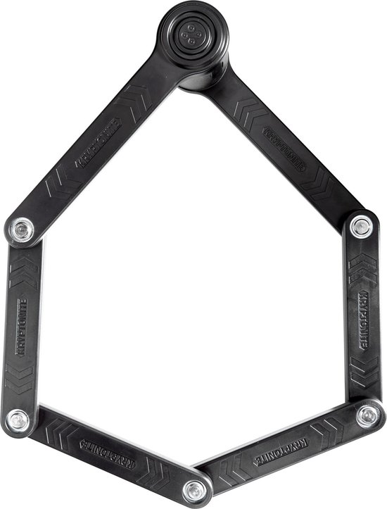 Kryptonite Vouwslot Met Houder Keeper 85 Cm Staal Zwart van Kryptonite