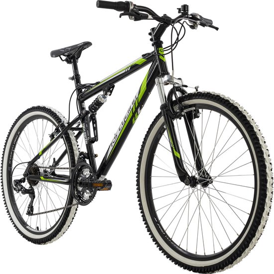 Ks Cycling Fiets Mountainbike Fully 26 inch Scrawler zwart - 51 cm van KS Cycling