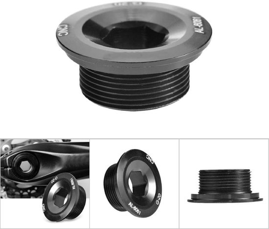 Kurbelschroef voor Fietsen - Aluminium, Geschikt voor Kurbelset 590 596 XT SLX