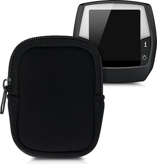kwmobile hoesje voor e-bike display - Waterdichte display cover elektrische fiets - Van neopreen in zwart