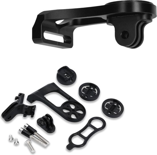kwmobile houder geschikt voor Garmin Edge / Bryton Rider / CatEye - Fietshouder voor navigatiesysteem - Stuurhouder in zwart van Merkloos