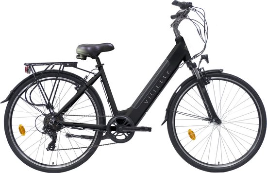 L' Amant Eco, elektrische damesfiets, 7sp, 10.4Ah, zwart van L' Amant