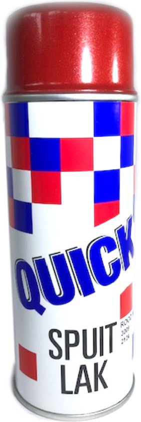 Lak rood metallic 400ml van Motip