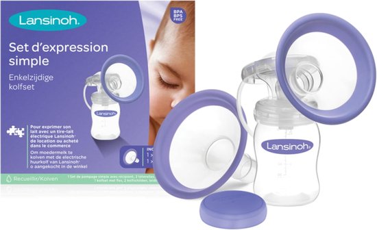 Lansinoh Kolfset Enkelzijdig voor de Natural wave borstkolf van Lansinoh