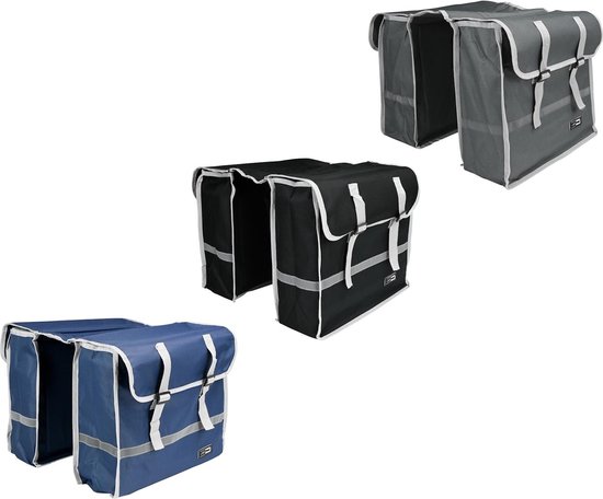 Lastpak dubbele fietstas - 24 liter (2x12 liter) - 2x 36x12x32cm - MIX van Lastpak