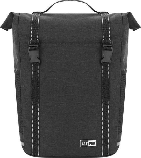 Lastpak Fietstas Enkel - 15 Liter - Zwart - Waterafstotend van Lastpak