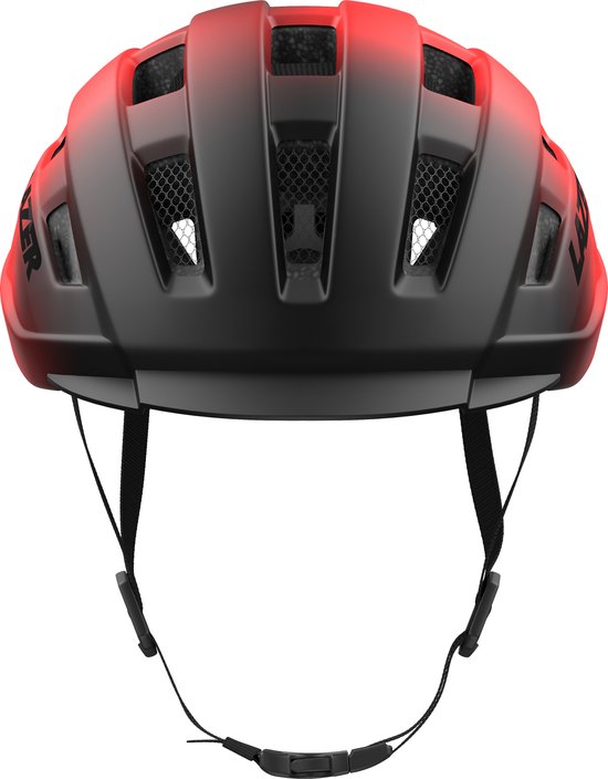 Lazer City-helm Codax KinetiCore, rood/zwart van Lazer