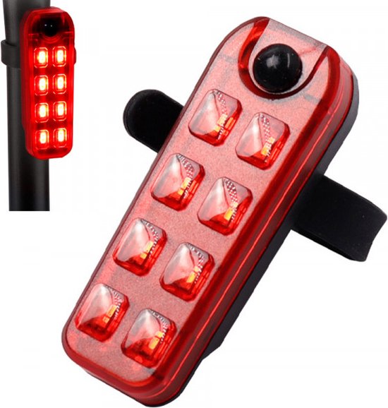 LED Achterlicht fiets USB Oplaadbaar fietsverlichting