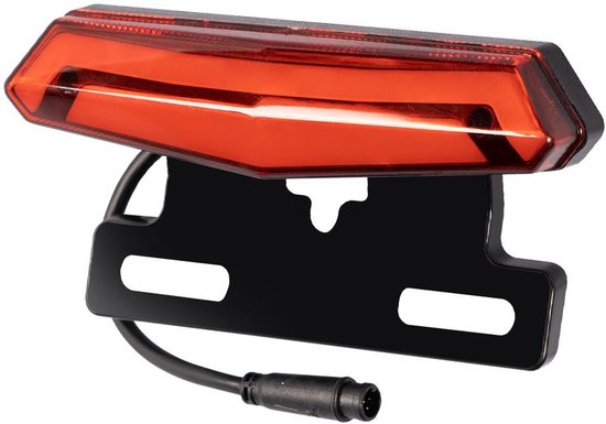 LED Achterlicht voor Fatbike V20 – Remlichtfunctie – Heldere Achterlamp met Montagebeugel van Merkloos