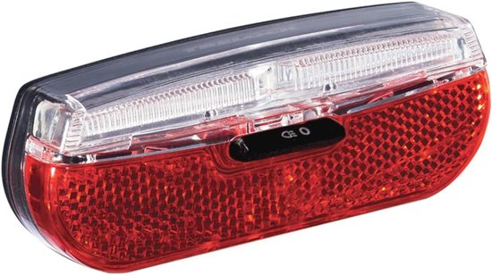 LED Achterlicht voor Fietsen - StVZO Goedkeuring, Batterij Aangedreven, Montage op Bagagedrager
