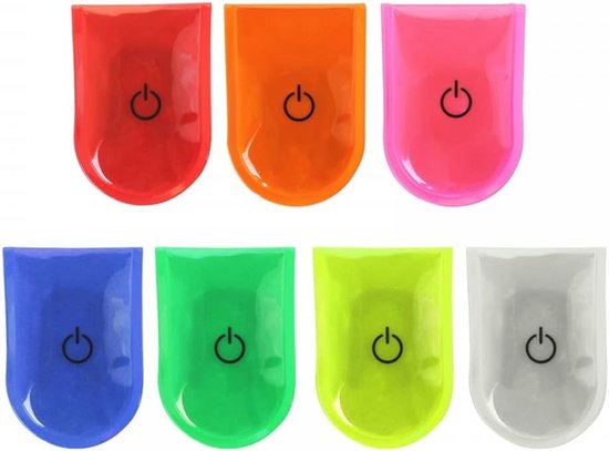 LED Clip Veiligheidslicht Set van 7 - Waterdicht Fiets- en Wandelverlichting