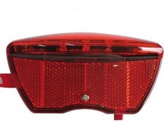 LED fiets achterlicht op batterijen 3-leds