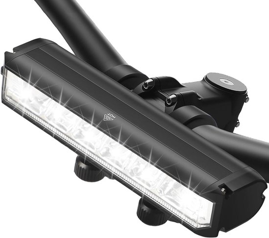 LED Fietslamp 1400 Lumen - USB Oplaadbare Fietsverlichting met 4000 mAh Accu - Waterdicht IPX5