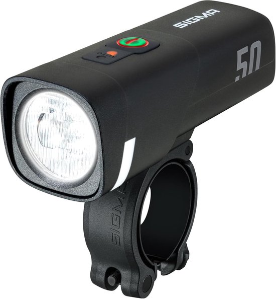LED Fietslamp - Voorlicht Fiets - Veilig Fietsen - Automatische Lichtregeling - 50 LUX - Zwart