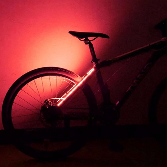 LED Fietswiel Verlichting - Spaakverlichting Fiets - Veiliger Fietsen - 35 LED Strips - 12x18x1cm - Multicolor