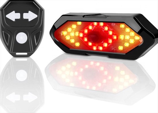 *** LED Richtingaanwijzer Fiets en of Scootmobiel - Knipperlicht - Draadloos - Fietsverlichting - Veilig Onderweg - van Heble® ***