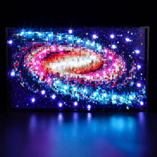 LED verlichtingsset compatibel met LEGO Het Melkwegstelsel - verlichting kit voor Art 31212 (Bouwsteenmodel niet inbegrepen)