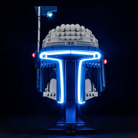 LED Verlichtingsset voor Lego 75408 Jango Bold Helmet
