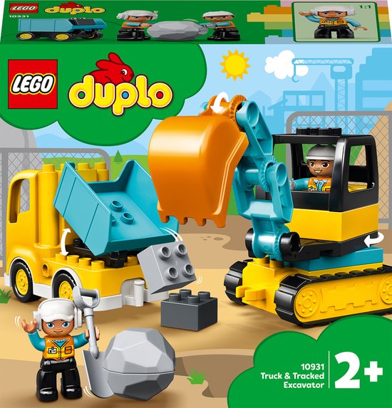 LEGO DUPLO Truck & Graafmachine met rupsbanden - 10931 van LEGO