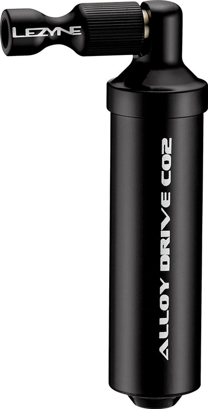 Lezyne Alloy co2 Pomp – Pomp – Geschikt voor alle co2 patronen met draad – Geschikt voor 16g cartridge – Zwart van Lezyne