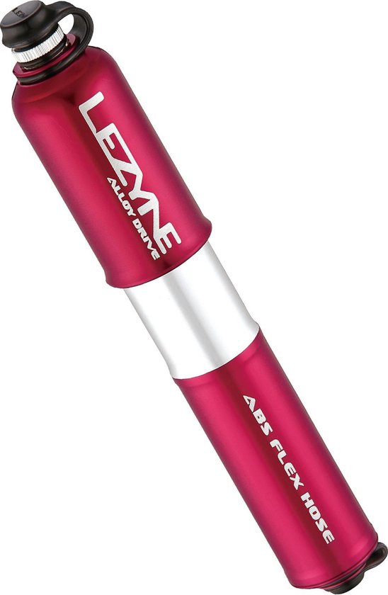 Lezyne Alloy Drive Mini Pump S, rood