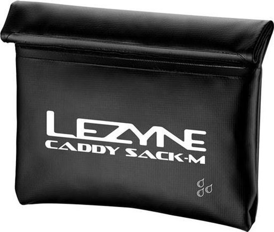 Lezyne Caddy Sack – Fietszakje – Waterdicht – Geschikt voor fietsen – Waterdicht fietszakje – Maat M – Inhoud 0.7L – Zwart van Lezyne