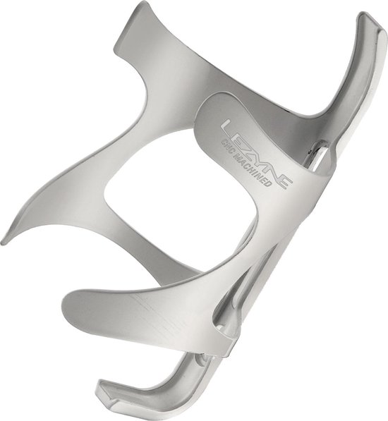 Lezyne CNC Flessen Kooi – Flessenhouder – Flessenhouder voor fietsen – Geschikt voor mountainbikes – Aluminium – Zilver van Lezyne