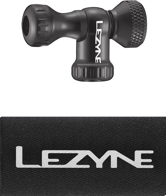 Lezyne Control Drive CNC Co2-pompkop, zwart van Lezyne