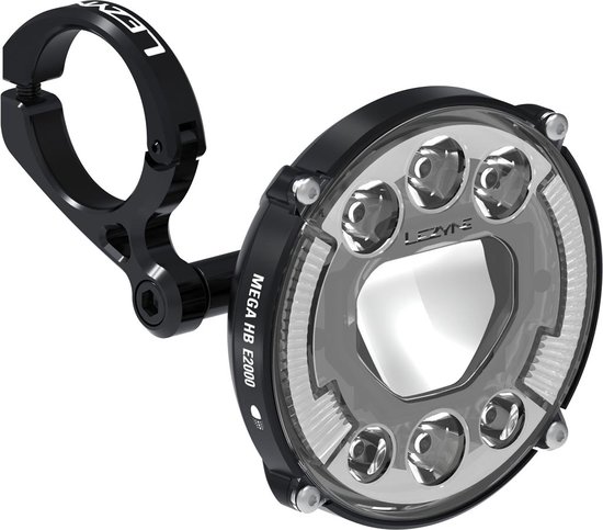 Lezyne E-Bike Mega Hb Stvzo E2000 Flat - zwart