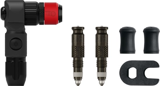 LEZYNE Fietspomp Chuck Pompkop CLIK ABS PRO CHUCK WITH CLIK VALVE CORES
