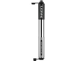 Lezyne Grip Drive HP - Handpomp - Hogedruk fietshandpomp - tot 8.3 bar - Kartelvat - Presta & Schrader ventielen - Gefreesd aluminium - Maat S - Zwart van Lezyne