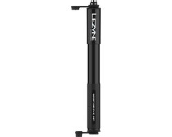 Lezyne Grip Drive HV - Hoog volume fietshandpomp - ABS Flex Hose - Presta- en schrader ventielen - tot 6.2 bar - Aluminium - Maat M - Zwart van Lezyne
