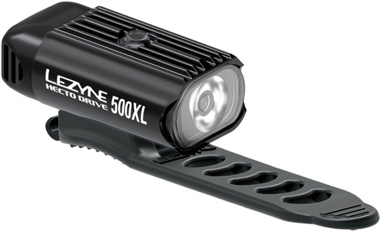 Lezyne Hecto Drive 500XL - Draadloos Oplaadbare Voorlamp - LED fietsverlichting - Ingebouwde USB-Stick - Fietslamp Voorlicht - 8 standen - Waterdicht Fietslicht - Zwart