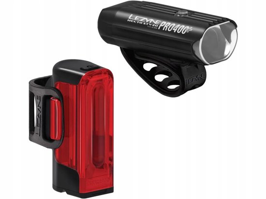 Lezyne Hecto Pro 400+ STVZO/Strip+ Fietsverlichtingsset