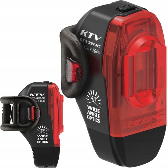 Lezyne KTV Drive Achterlicht USB - 12u Brandtijd, Compact & Waterdicht