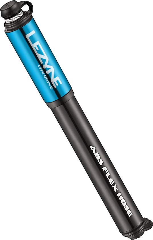 Lezyne Lite Drive Mini Pomp, blue glossy