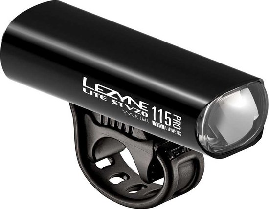 Lezyne Lite Drive StVZO Pro - Fietslamp Voorlicht - LED Fietslicht Koplamp - Fietsverlichting Voorlamp - 3 Standen - Aluminium - Zwart