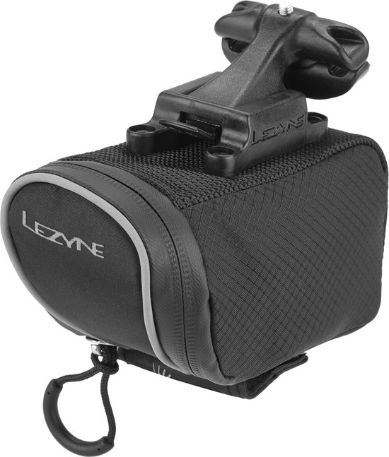 Lezyne Micro Caddy QR – Maat M – Zadeltas – QuickRelease bevestiging – 0.4L – Nylon – Zwart van Lezyne
