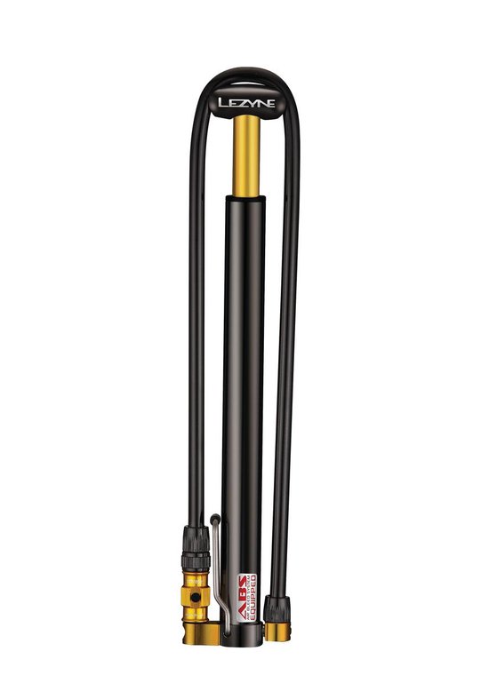 Lezyne Micro Floor Drive HP - Fietspomp - Tot 11 bar/160 psi - Slanglengte 60 cm - Presta en Schrader ventielen - Aluminium - Zwart van Lezyne