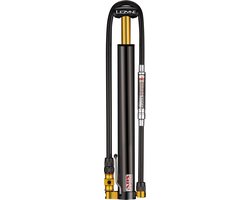 Lezyne Micro Floor Drive HVG - Fietspomp - Combi vloer- en een handpomp - Analoge drukmeter - Tot 6.2 bar - Presta en Schrader ventielen - Aluminium - Zwart van Lezyne
