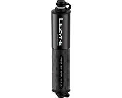 Lezyne Pocket Drive HV - Handpomp - Fietspomp - Tot 6.2 bar - ABS Flex Hose - Presta en Schrader ventielen - Aluminium - Zwart van Lezyne