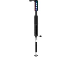 Lezyne Pocket Drive Pro - Handpomp - Fietspomp - Tot 11 bar - ABS Flex Hose - Presta en Schrader ventielen - Aluminium - Neo metallic/Zwart van Lezyne