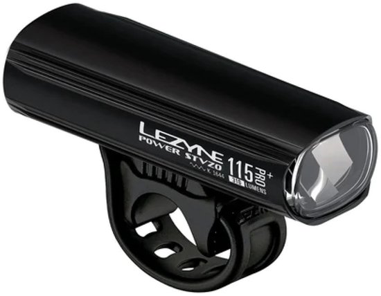 Lezyne Power Pro 115+- Koplamp - LED - Werkt op een accu - Werkt op USB - Zwart
