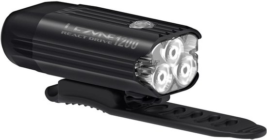 LEZYNE REACT DRIVE KOPLAMP MAT ZWART
