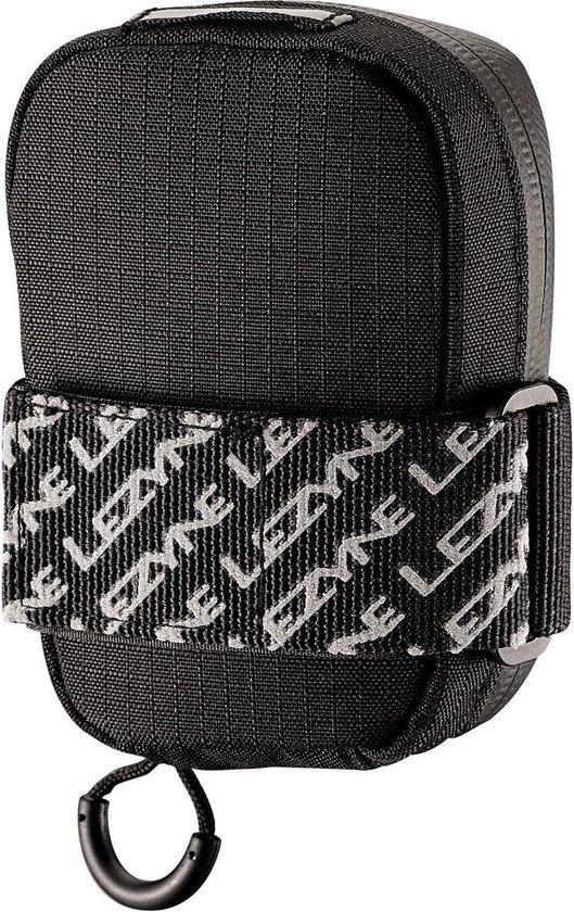 Lezyne Road Caddy - Compacte zadeltas - 80x40x115 mm - Reflecterend - Waterdicht - 0.4 Liter - Nylon - Zwart van Lezyne