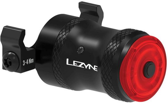 LEZYNE SADDLE DRIVE 250 ACHTERLICHT SATIJN ZWART