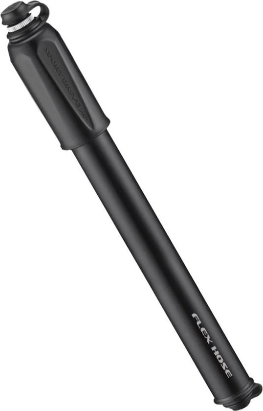 Lezyne Sport Drive HP M - Handpomp - Fietspomp klein - Tot 8.3 bar - Presta en Schrader ventielen - Aluminium - Zwart van Lezyne